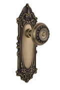 Antique Brass Passage Door Knob W5351