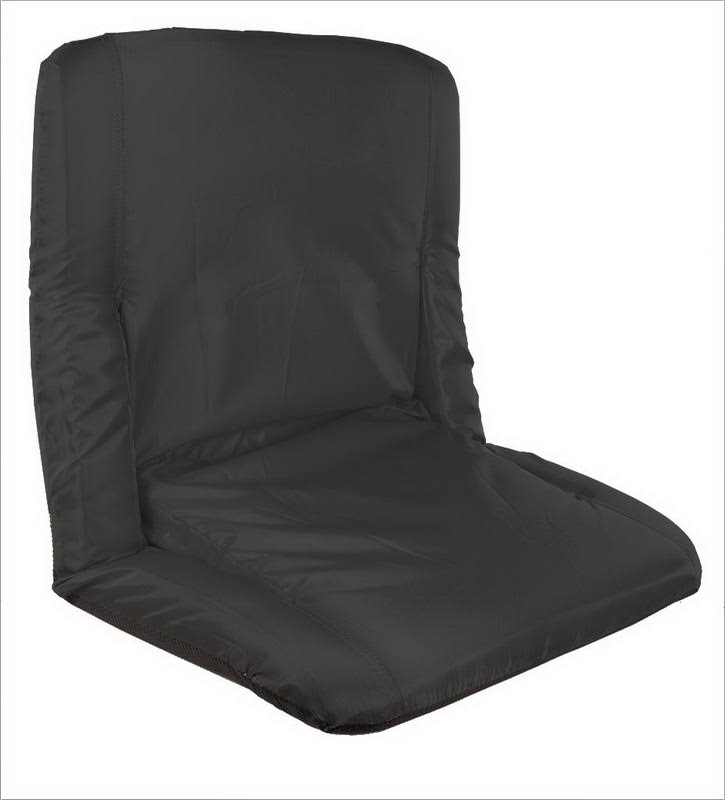 Black Padded Stadium Seat with Arms V234761