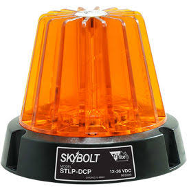 Amber Low Profile LED DC Strobe Light with Magnetic Mount E23891