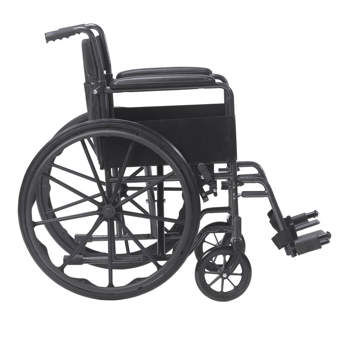 Silver Sport 1 Wheelchair with Full Arms and Swing Away Removable Footrest E883