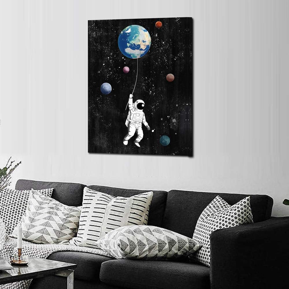 Funny Spaceman Wall Art Canvas Prints 24x32inch R93211