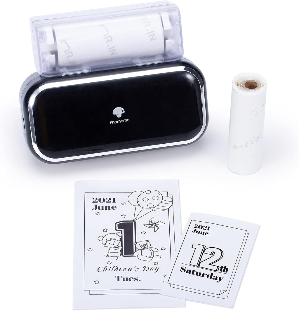 Purple Bluetooth Thermal Mini Printer for Smartphones M450537