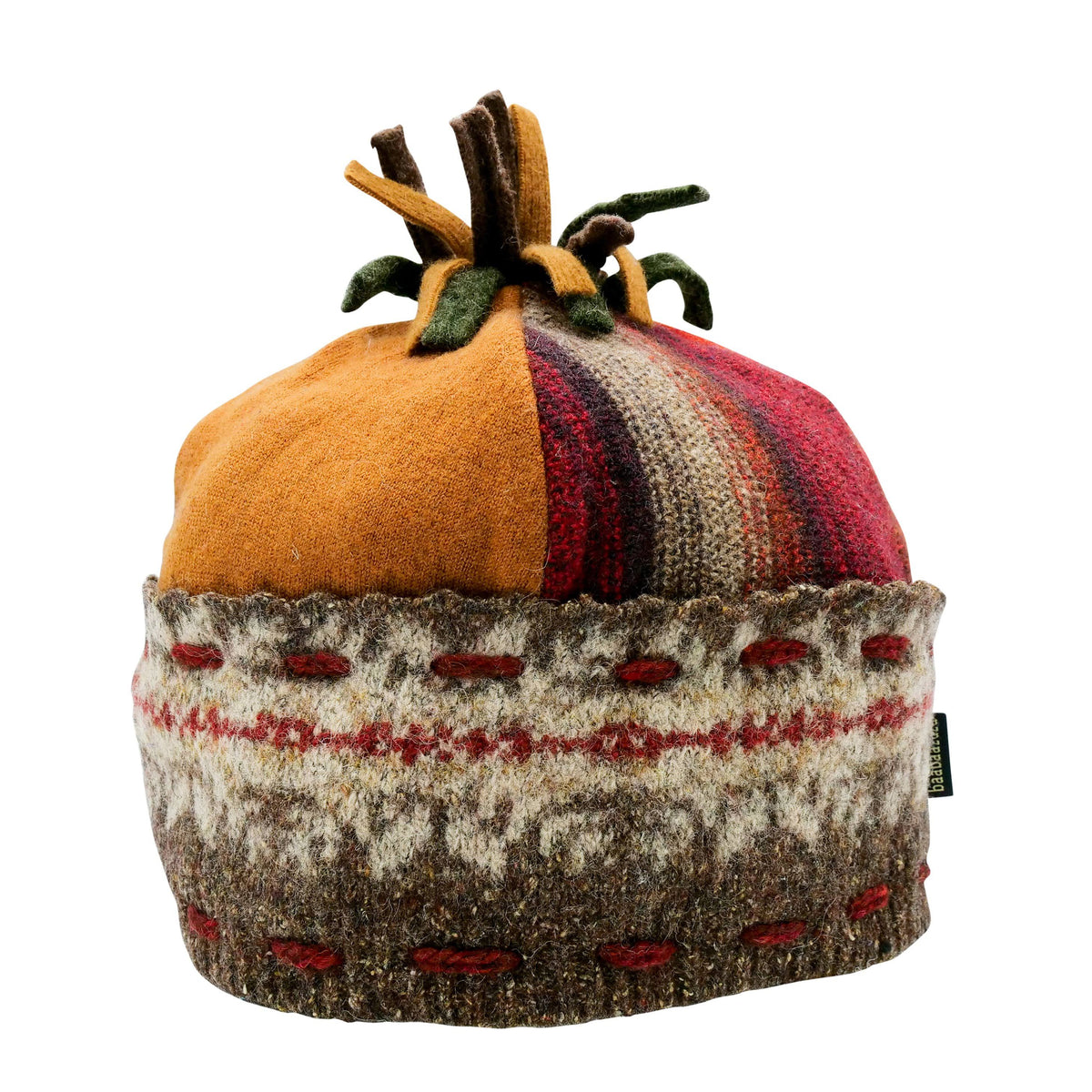 Upcycled Wool Ski Cap Z7844
