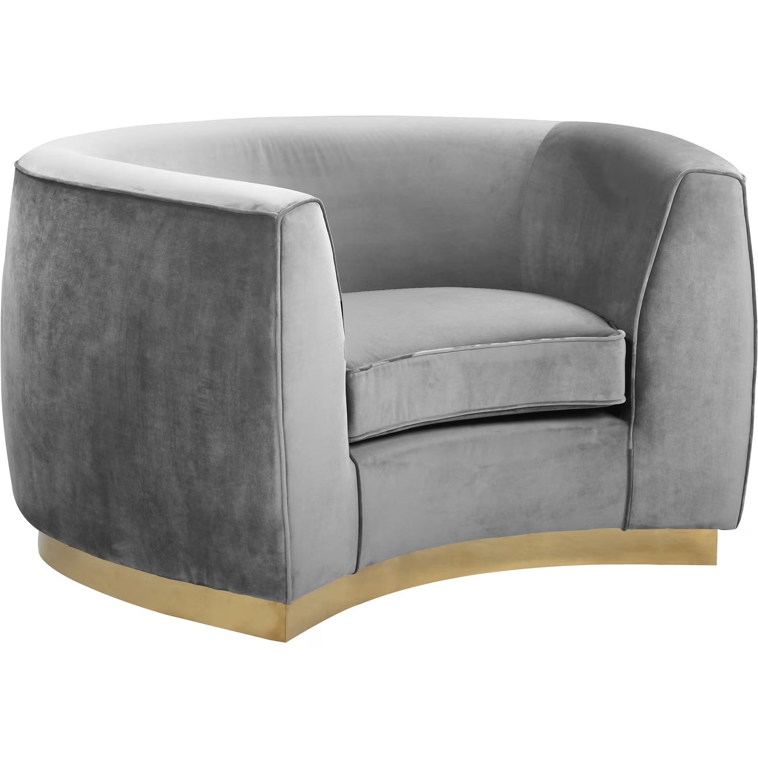 Grey Velvet Chair P733