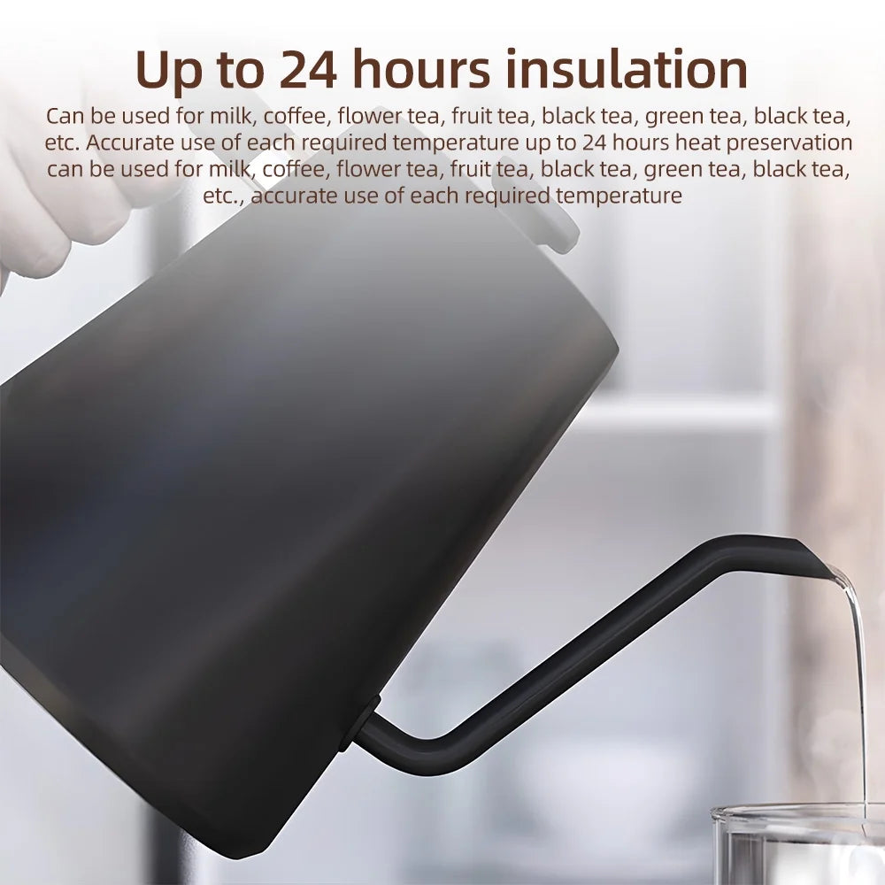 1.0L Pour Over Kettle with Temperature Control and LCD Display T72265