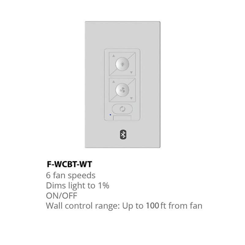 Matte White Flush Mount Ceiling Fan E136673