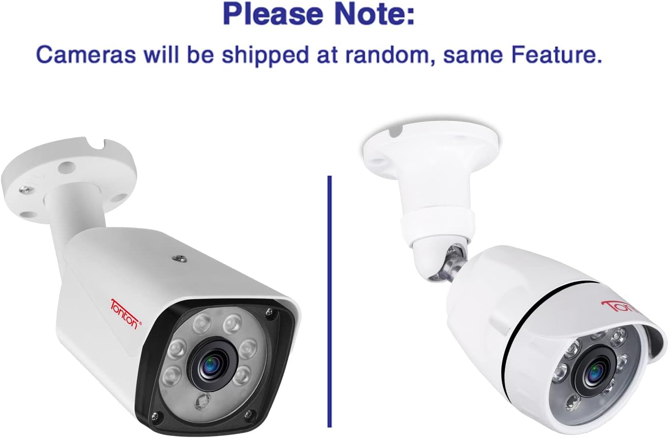 5MP Lite 8 Channel Security Camera System with 1TB HDD and 4PCS 2.0MP Weatherproof CCTV Bullet Cameras B511356