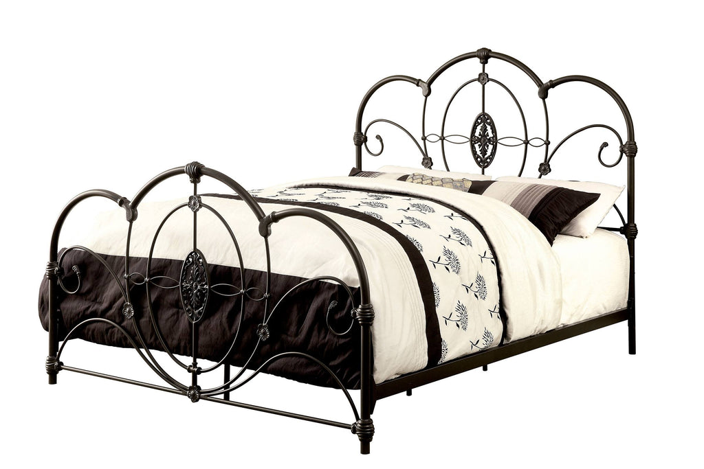 Black Metal Full Bed P76436