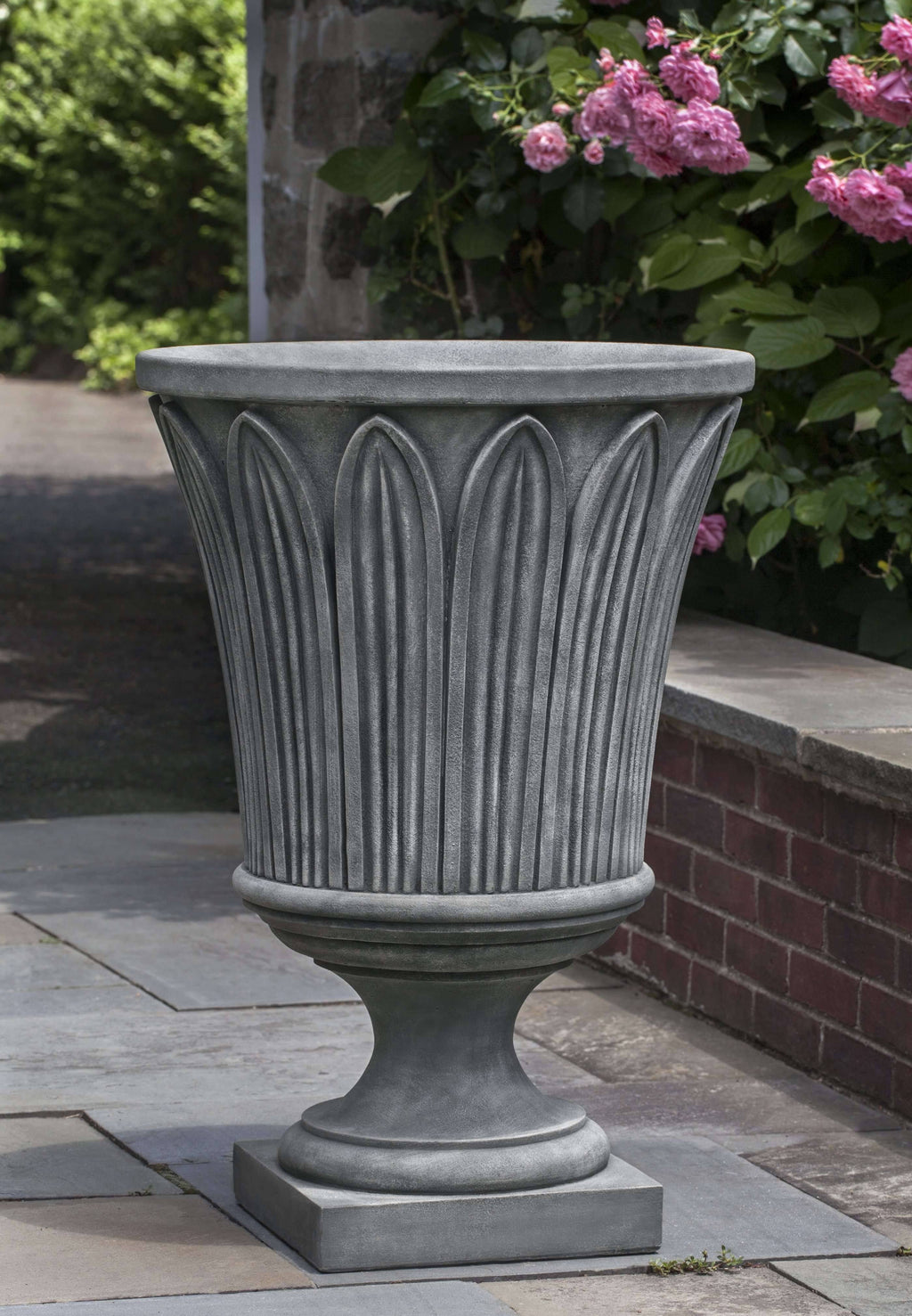 Aged Limestone Urn X1306