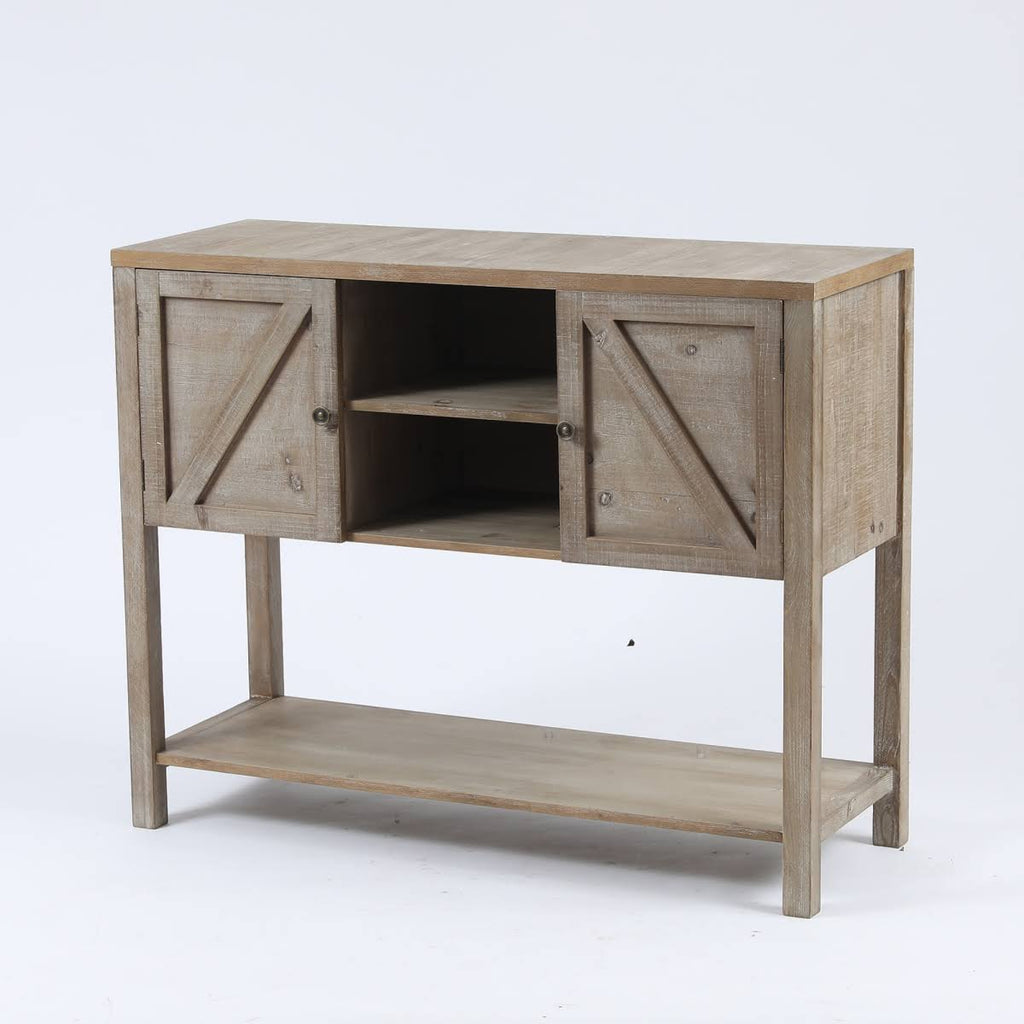 Wood Farmhouse Buffet Storage Cabinet X3587