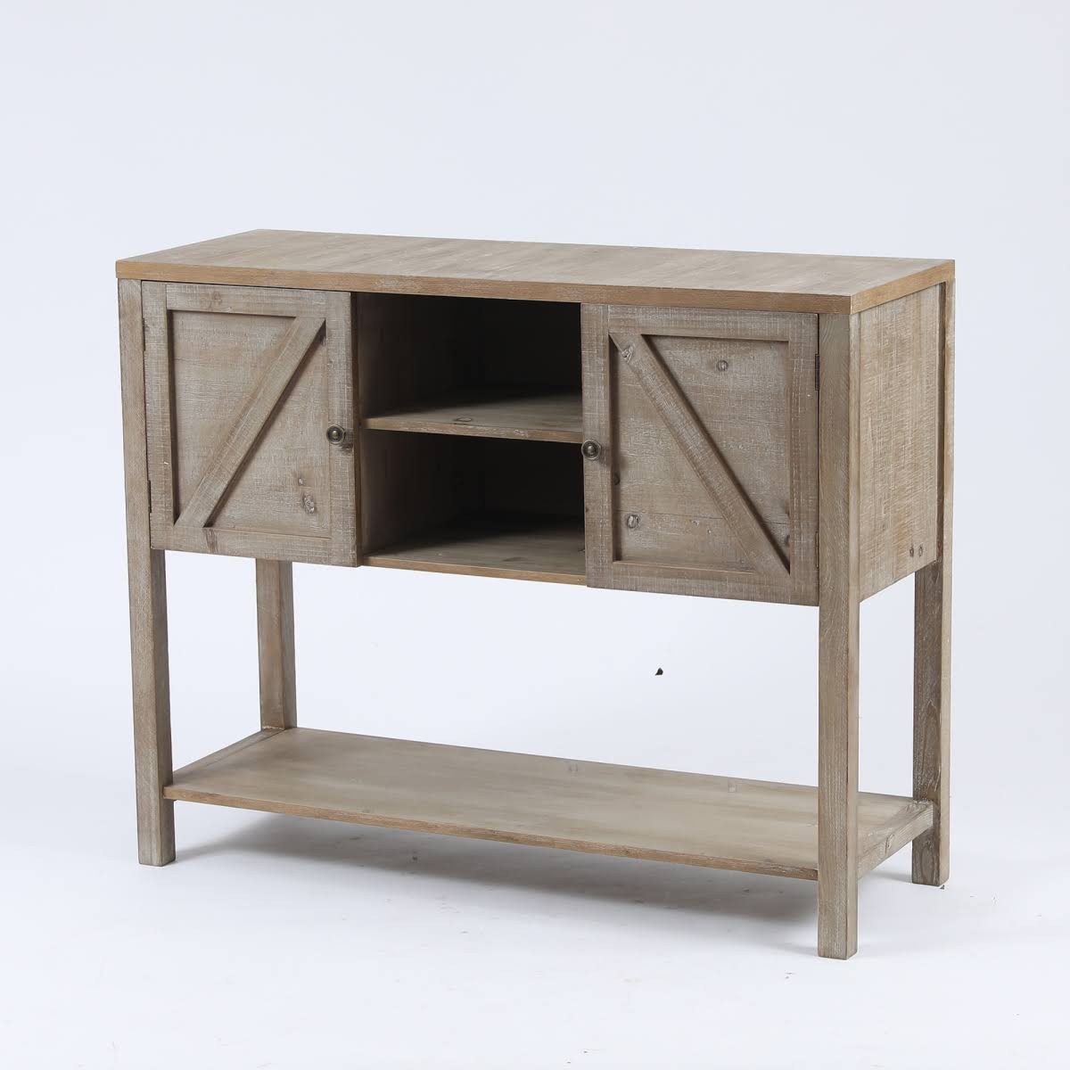 Wood Farmhouse Buffet Storage Cabinet X3587