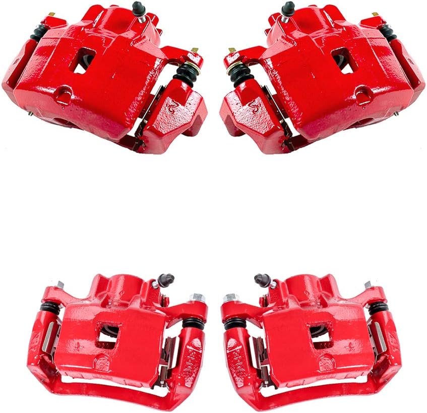 Red Coated Brake Calipers Hardware Brake Kit P878