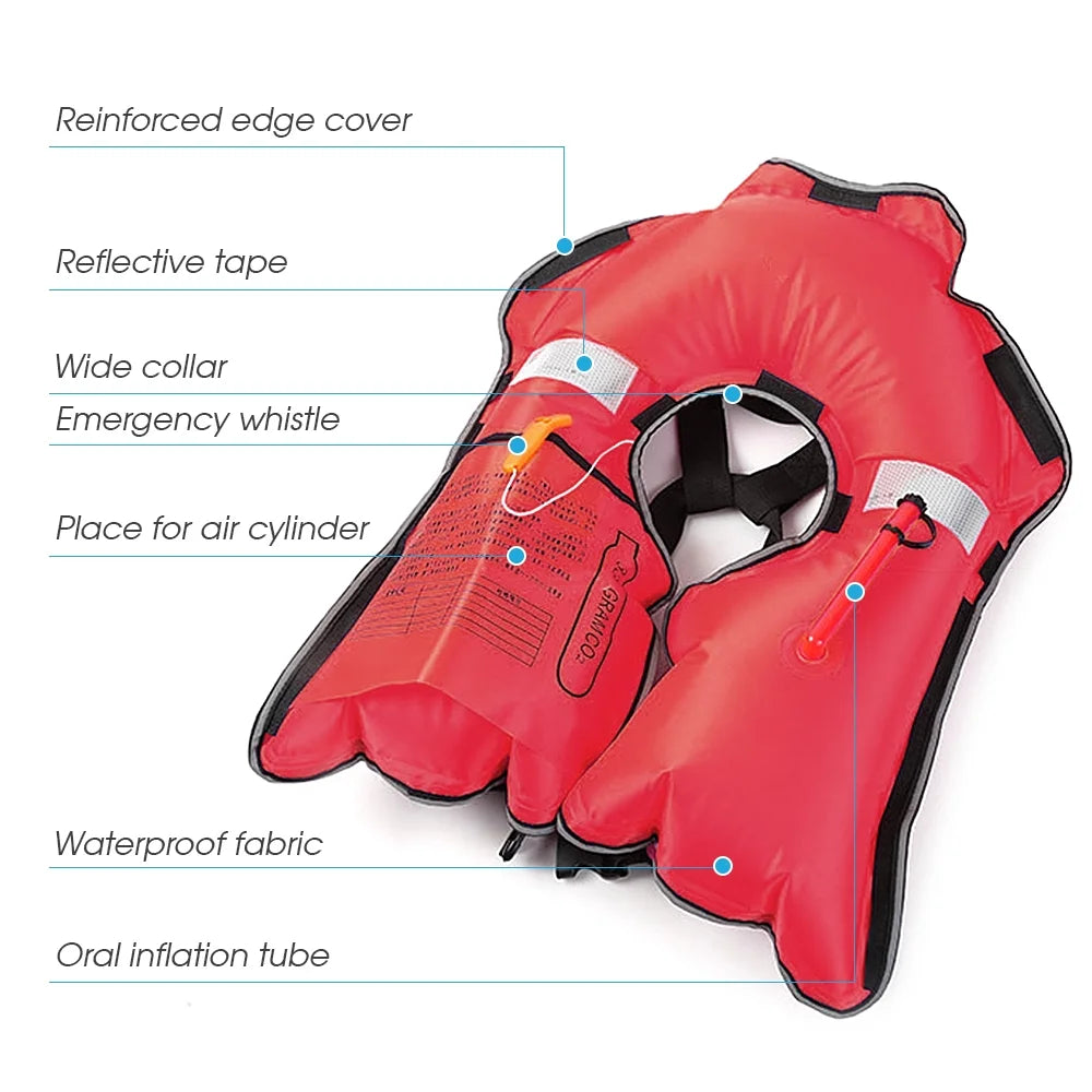 Auto Inflatable Adult Safety Float Suit Q9279