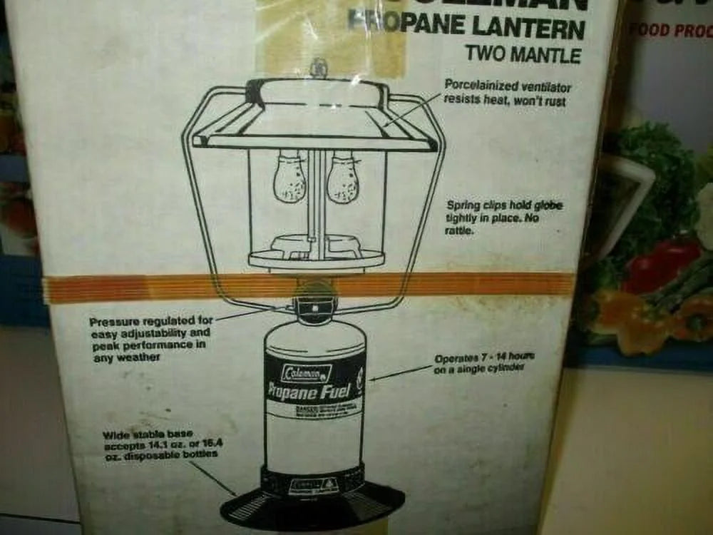 Vintage Propane Two Mantle Lantern Z47519