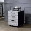 Antique White & Black File Cabinet B975551