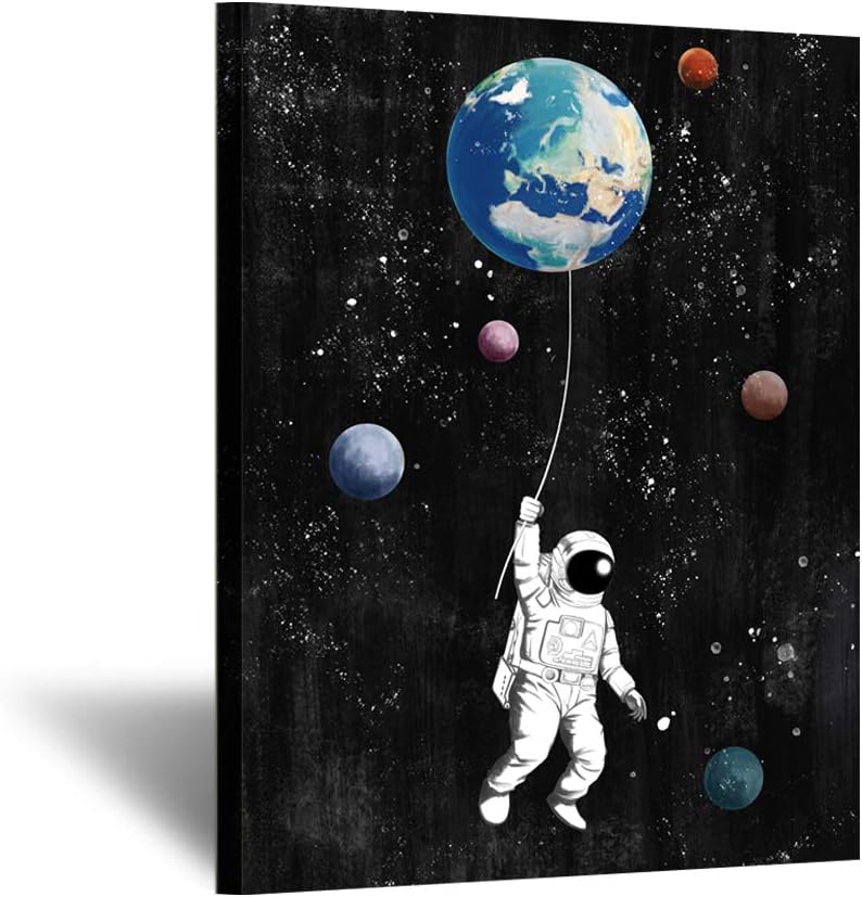 Funny Spaceman Wall Art Canvas Prints 24x32inch R93211