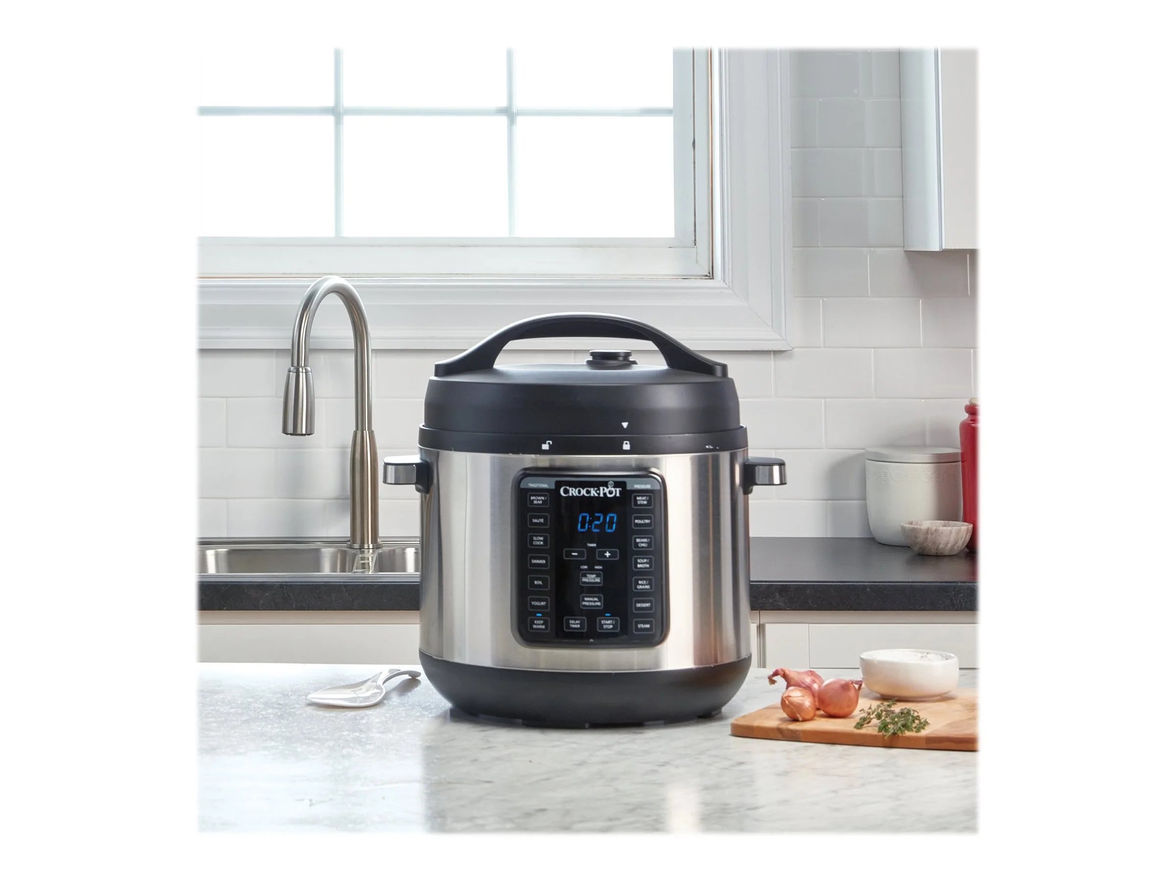 8 qt Stainless Steel Multi Cooker T9696