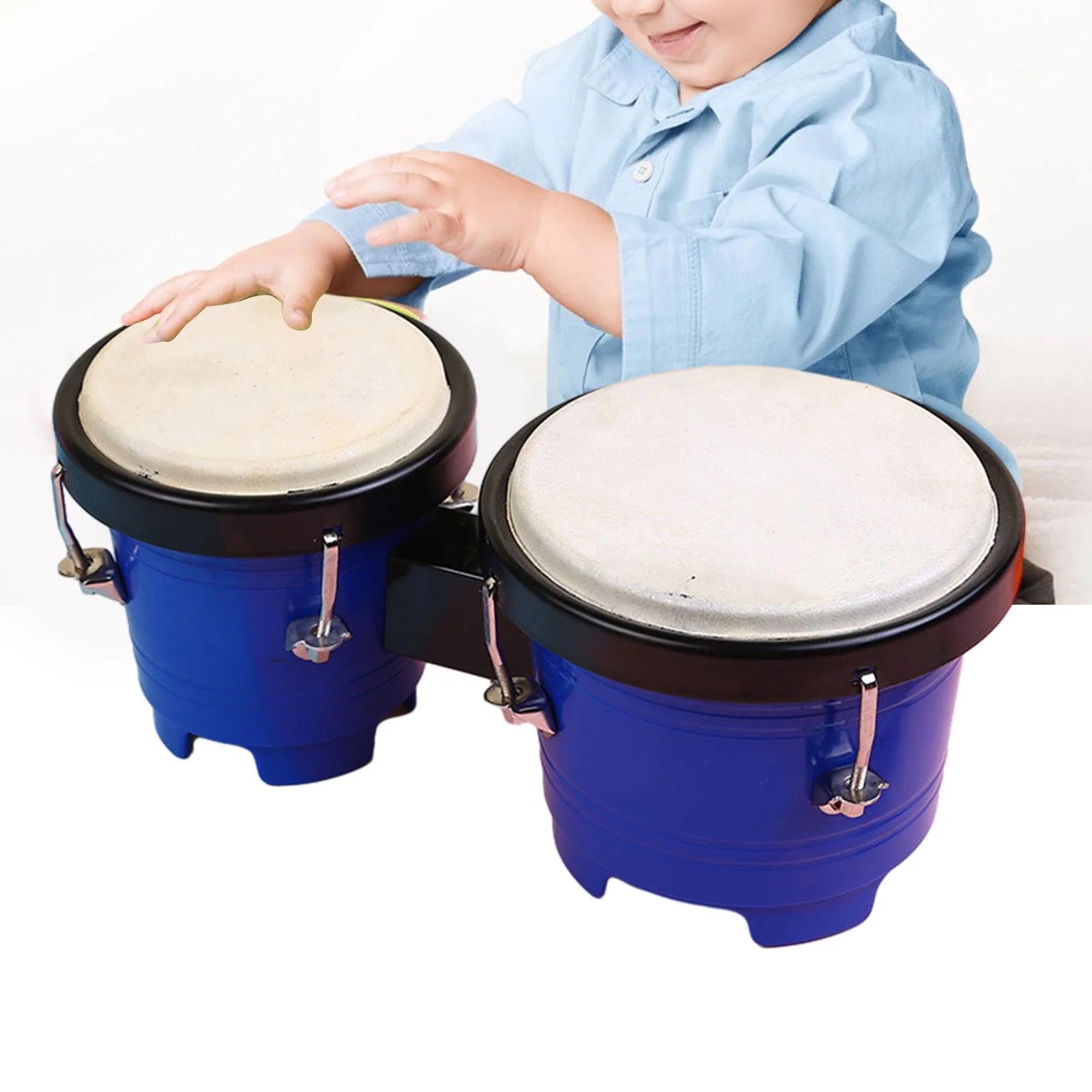 Dark Blue Tunable Bongo Drum Set I969583