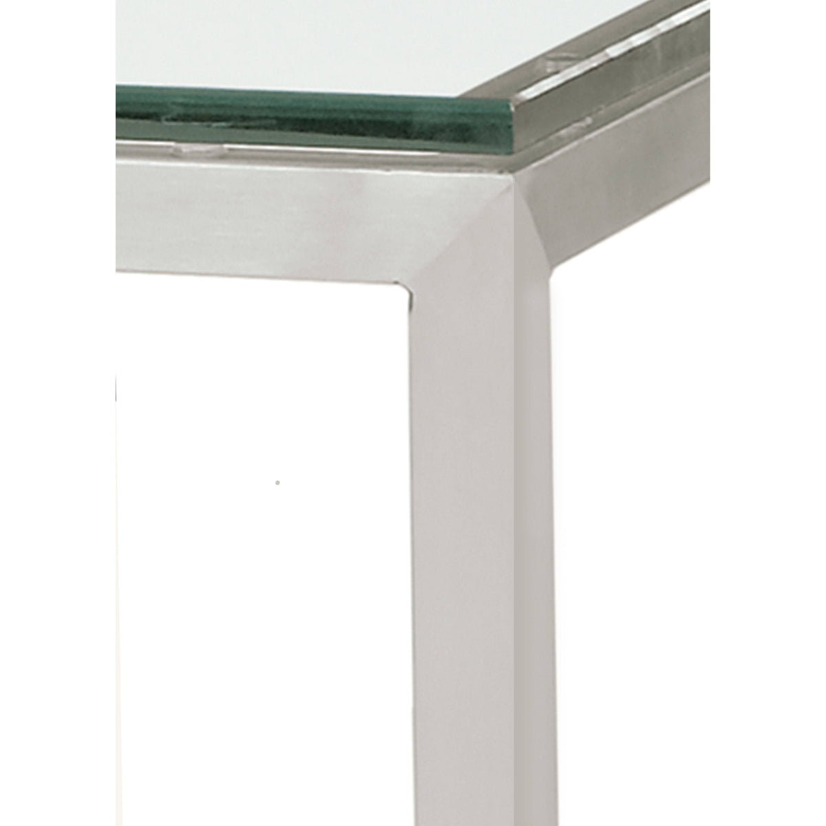 White Venatino Marble Top Parsons Counter Table N1398