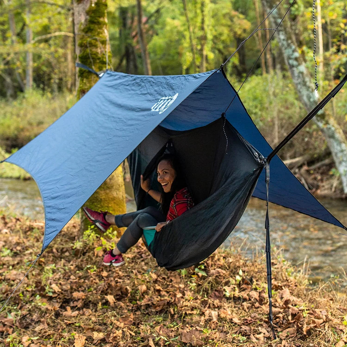 Hammock Set with Bug Net and Rain Tarp A4516
