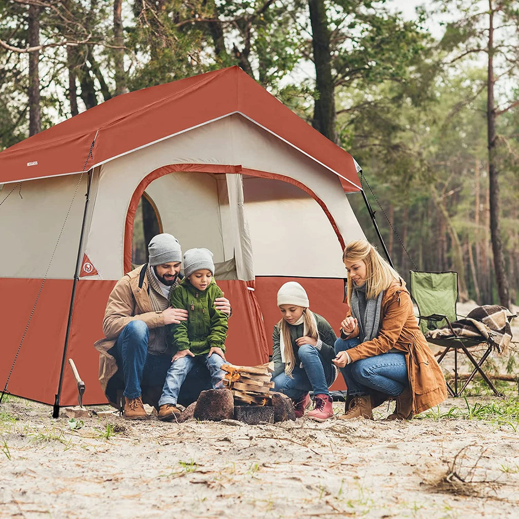 6 Person Cabin Tent with Carry Bag E7195