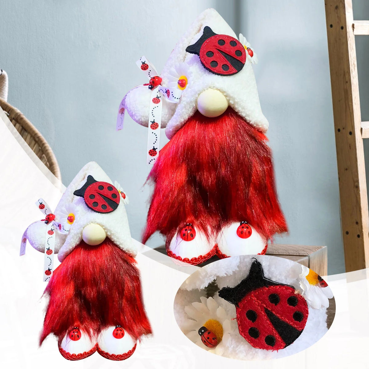 Multicolor Gnome Ornament Doll Decorations J57805