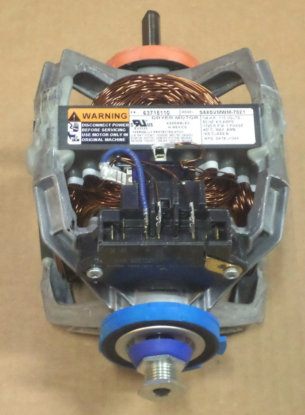 Maytag Neptune Dryer Motor U450