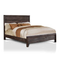 Dark Grey Panel Bed California King A9276