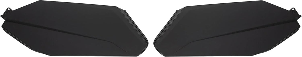 Lower Door Panel Insert with Metal Frame Black Pair L82757
