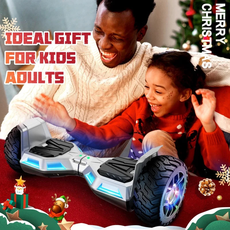 Silver 8.5" Self Balancing Electric Scooter K678