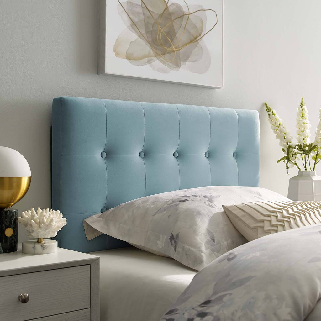 Pink Twin Tufted Velvet Headboard R869