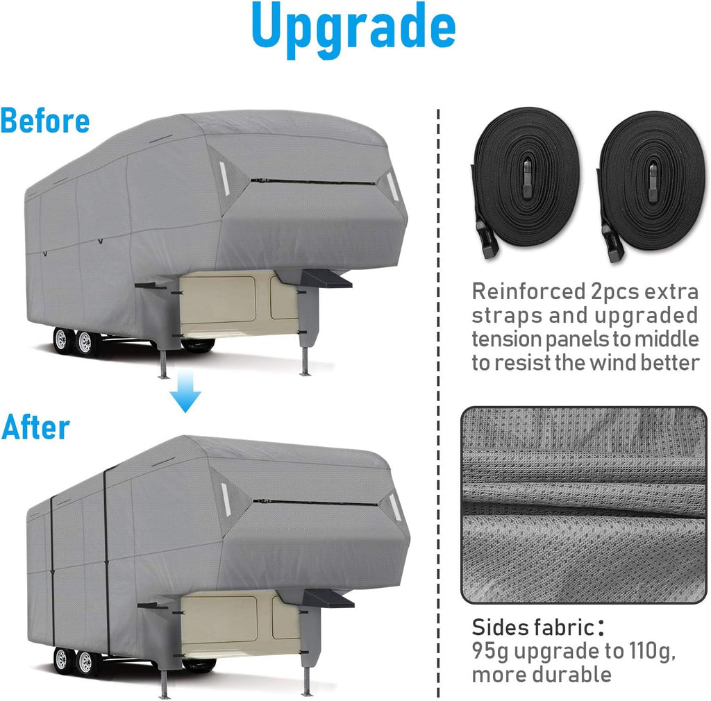 5th Wheel RV Cover Waterproof Ripstop (37'-41') P9358