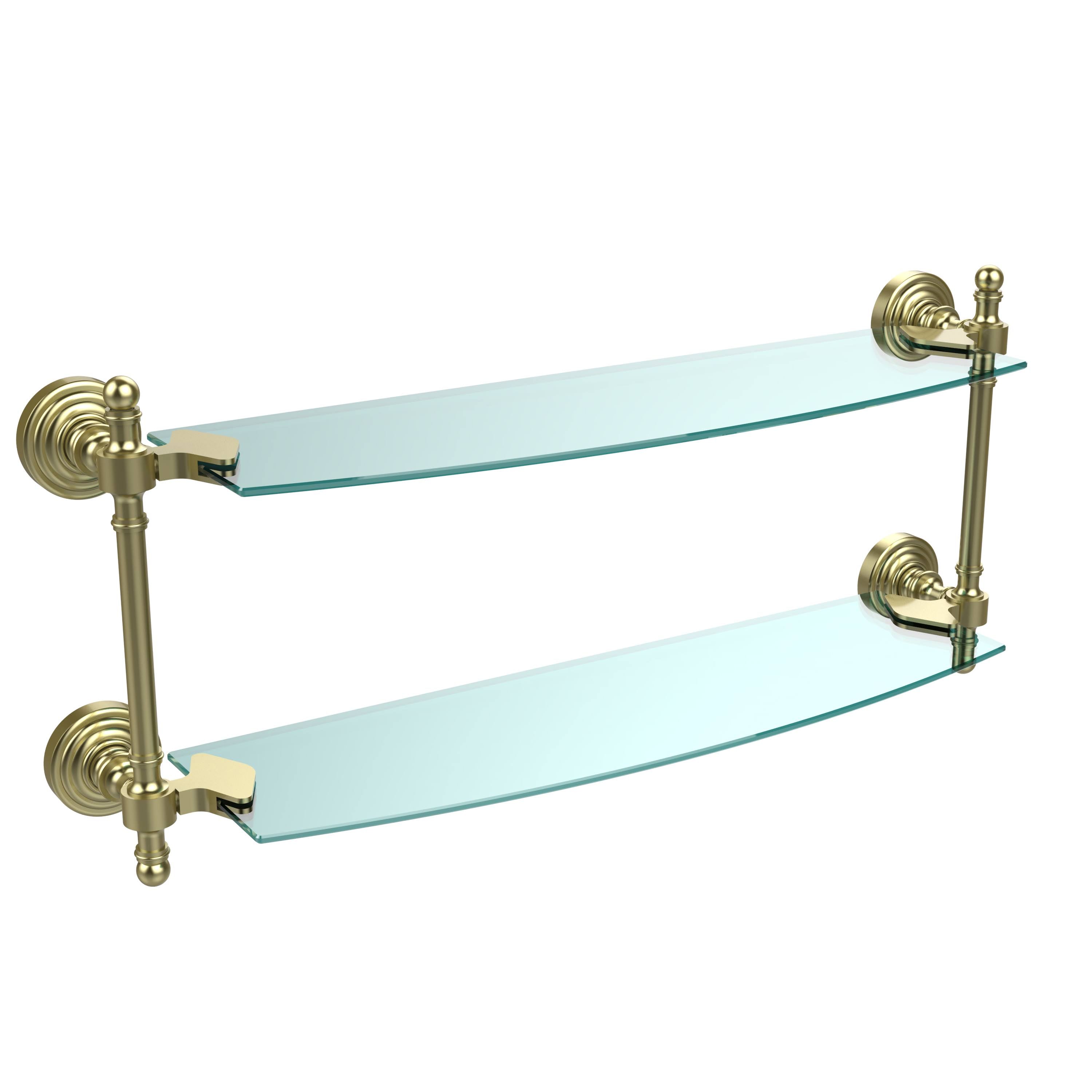 18 inch Two Tiered Glass Shelf A514967