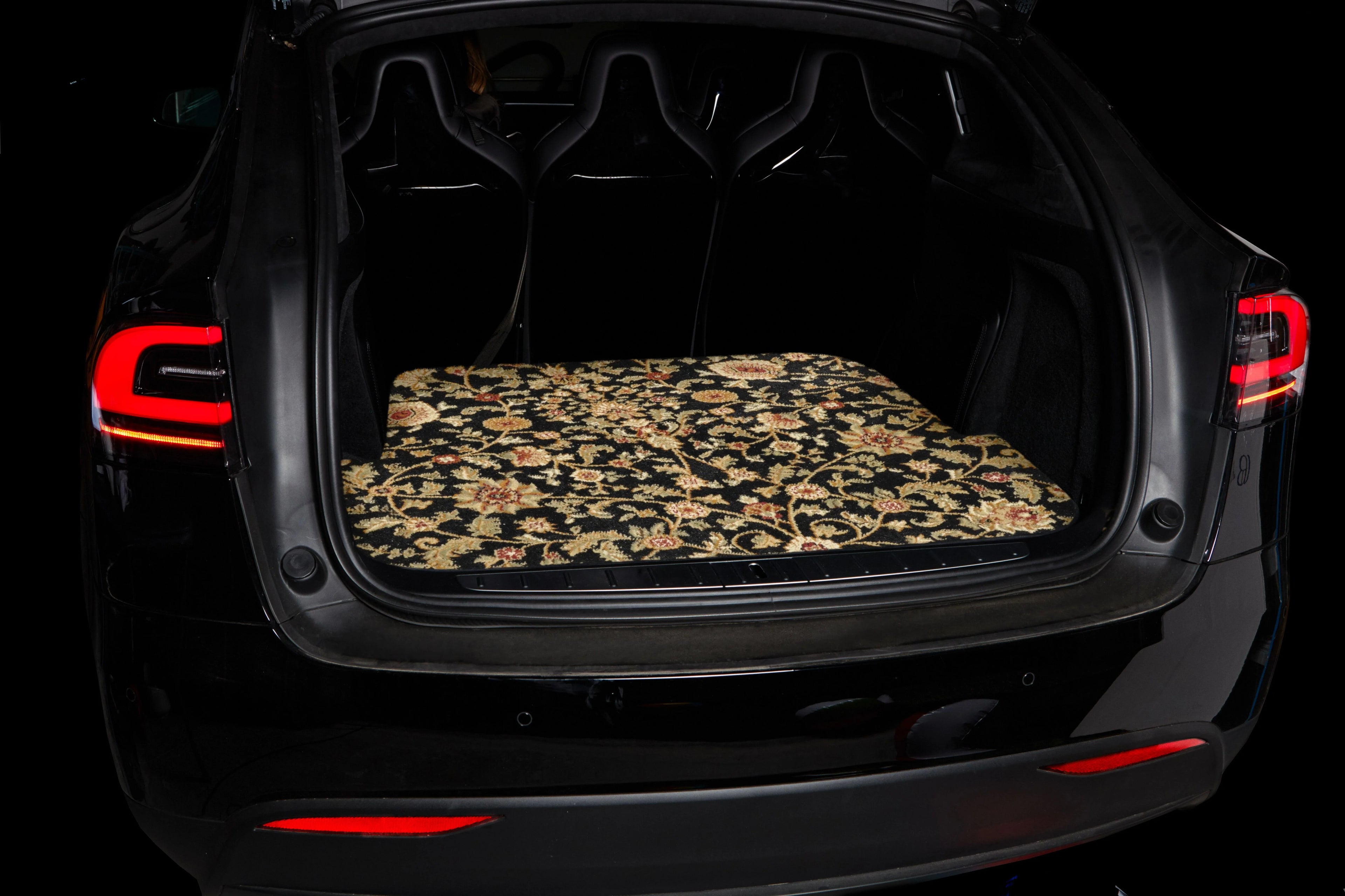 Black Oriental Car Mats H4291