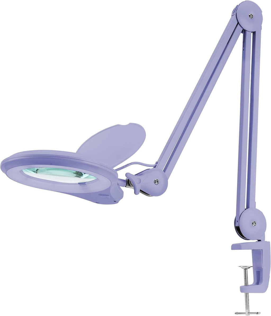 60 Pcs SMD LED Magnifying Lamp with Clamp, 5 Inches Diameter Lens E62752