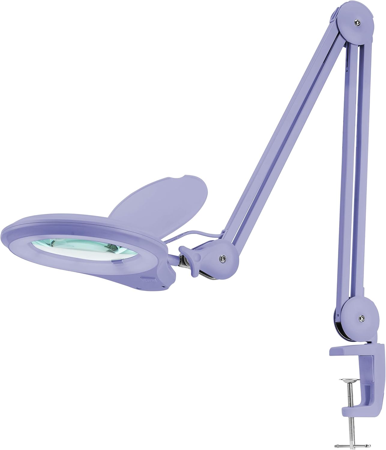 60 Pcs SMD LED Magnifying Lamp with Clamp, 5 Inches Diameter Lens E62752