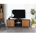 Black/Brown TV Stand with Storage Cabinets and Shelves K86121