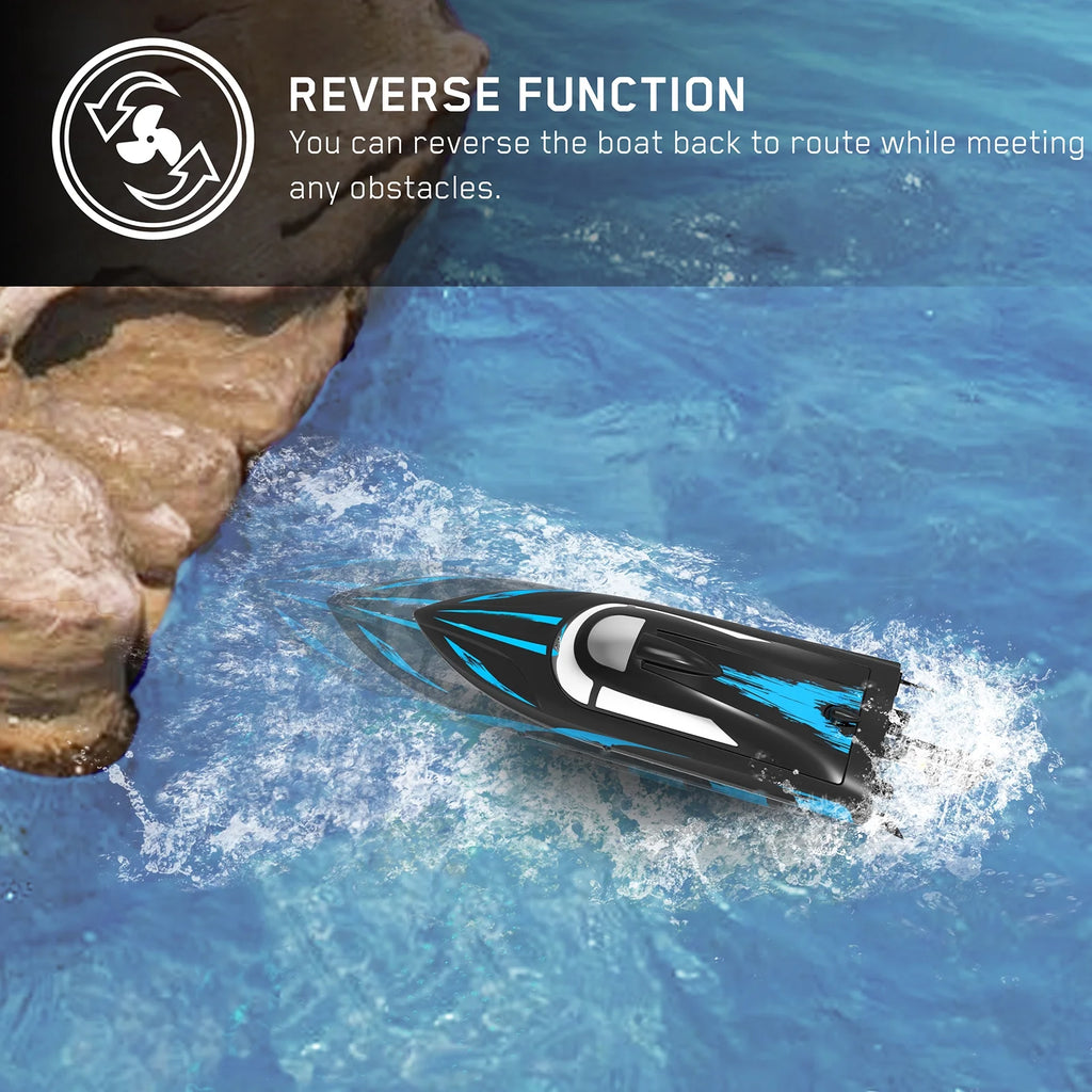 Remote Control Boat 2.4GHz High Speed Toy with 2 Battery W924856