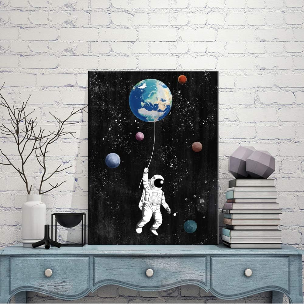 Funny Spaceman Wall Art Canvas Prints 24x32inch R93211