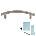 25-Pack Satin Nickel Cabinet Hardware Pulls with Templates G76697