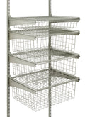 Nickel Ventilated Wire 4-Drawer Kit A82208