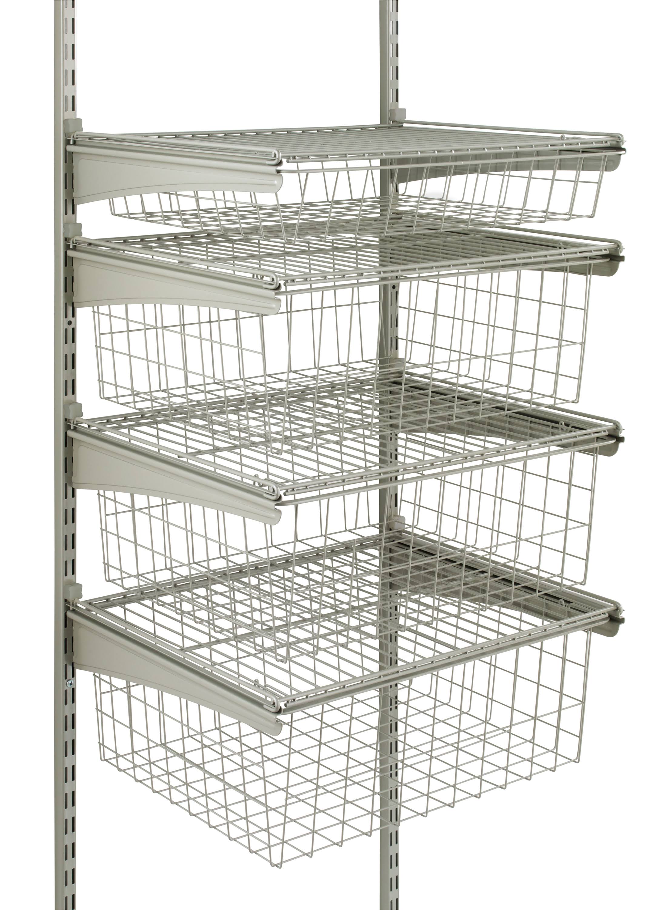 Nickel Ventilated Wire 4-Drawer Kit A82208