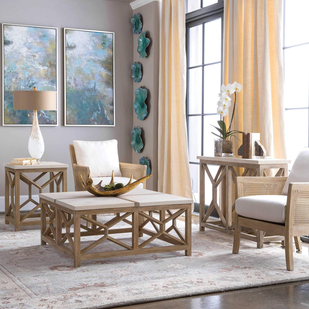 Stone End Table V8311