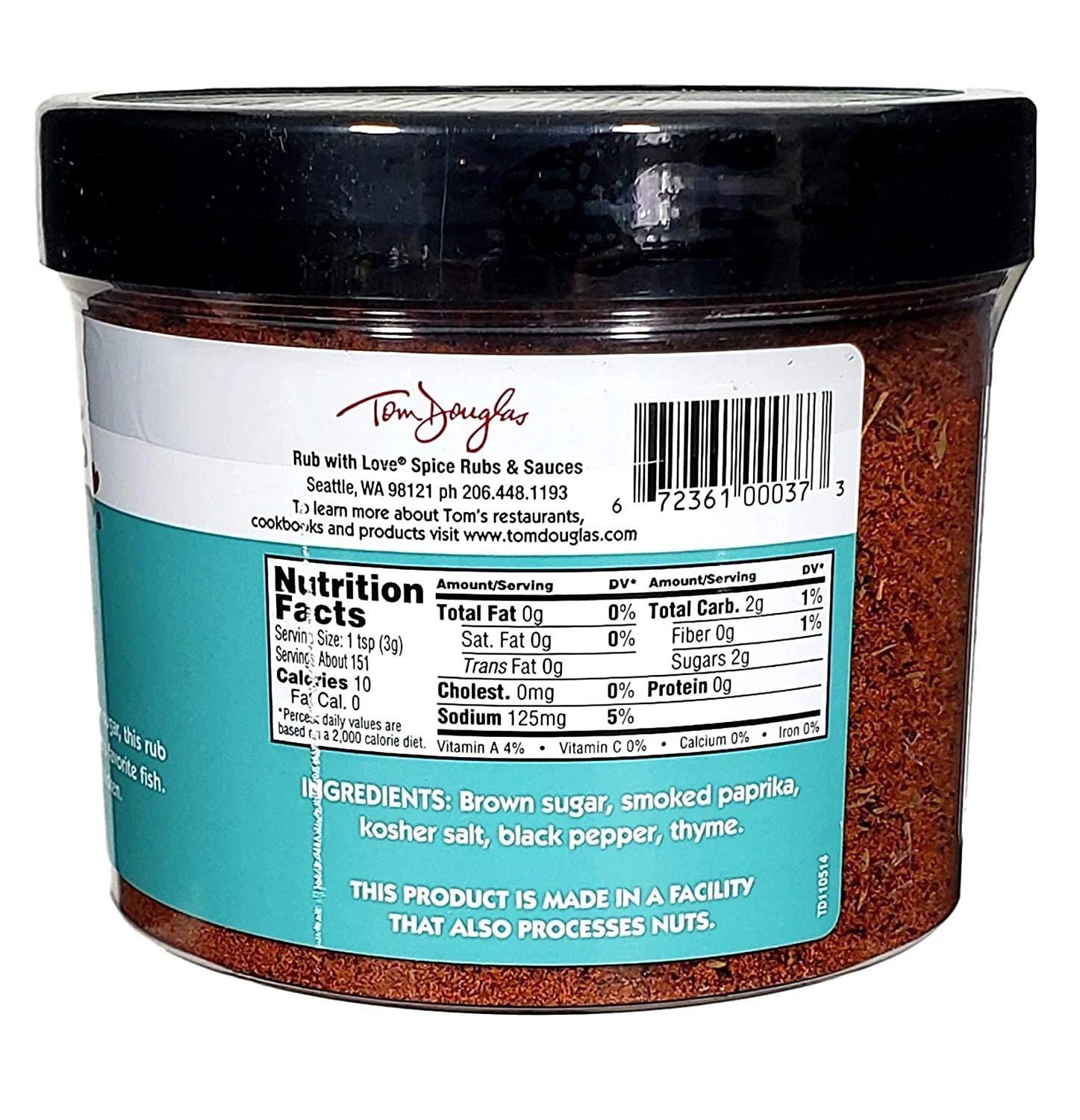 Salmon Rub and Seasoning Mix, 16 oz. H155463