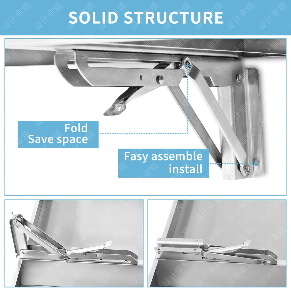 Stainless Steel Foldable Shelf K7823