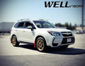 Black Side Rain Guard Window Visors Deflectors for Subaru Forester N230792