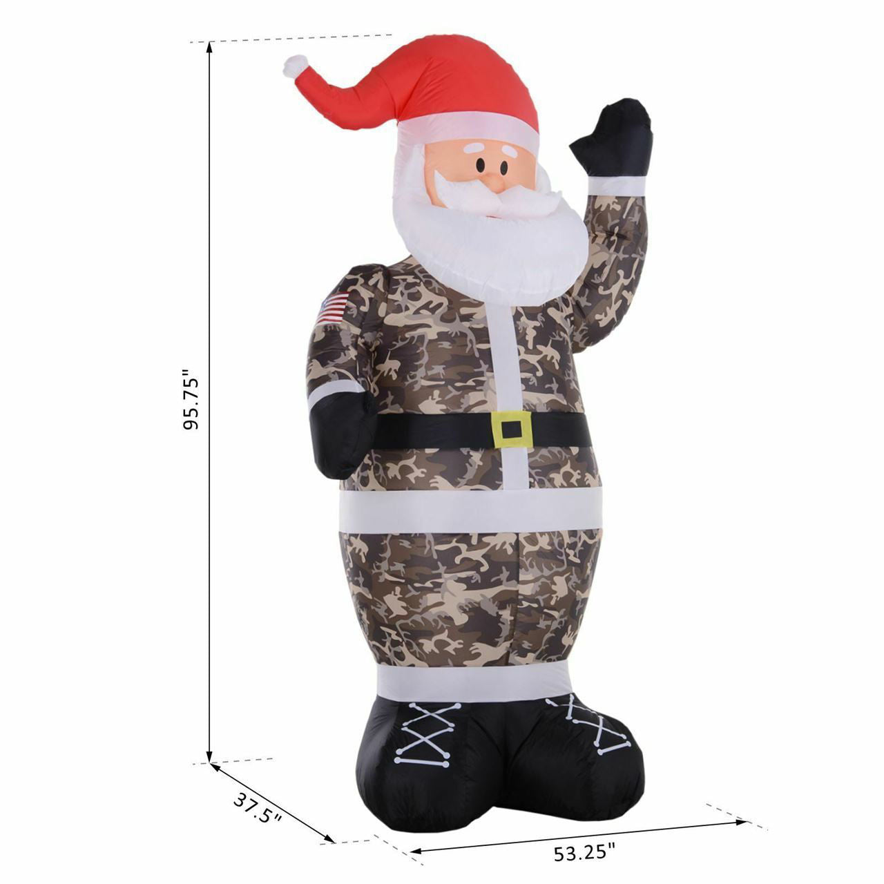 Outdoor Inflatable Christmas Santa Claus T862734