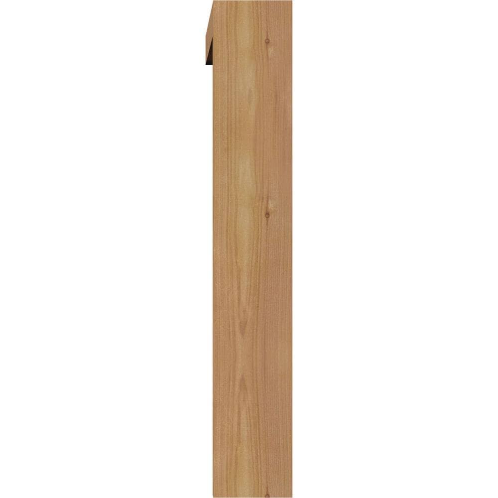3 1/2x22W x 22x22D x 22x22H Smooth Bracket with Offset Brace, Western Red Cedar O87876
