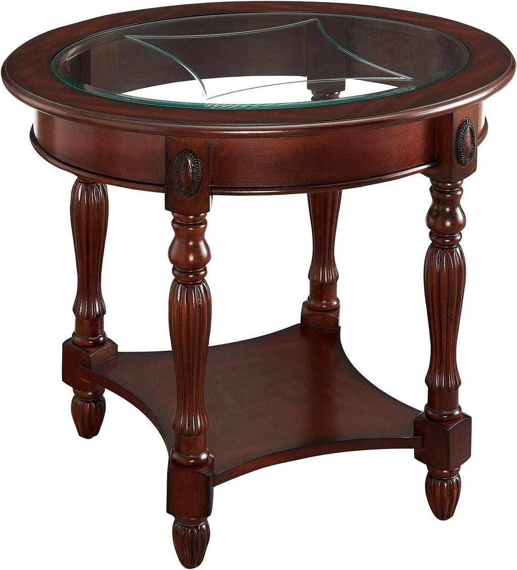 Solid Wood Coffee Table with Storage Shelf Walnut N702