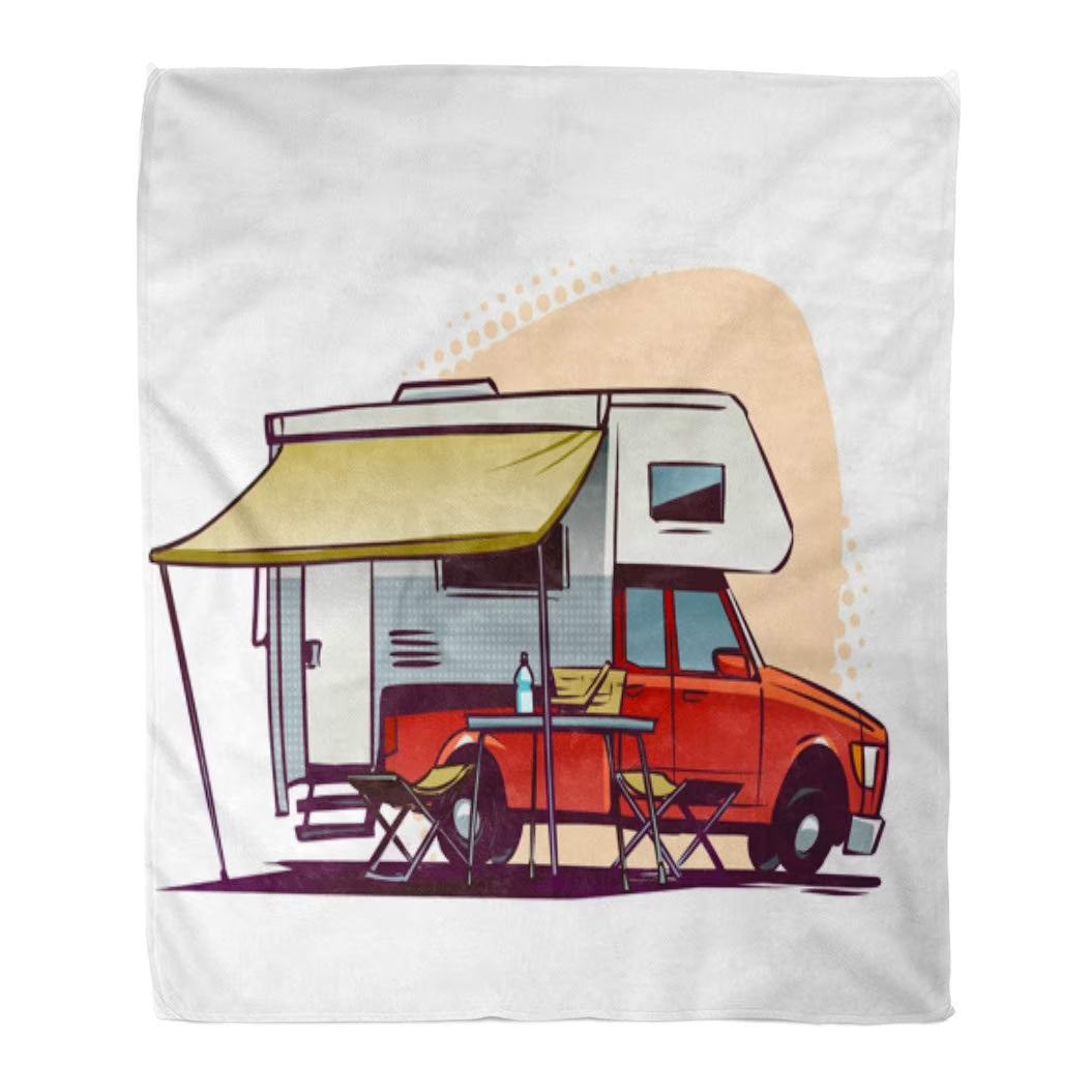 Warm Flannel Throw Blanket 50x60 Inches U2113